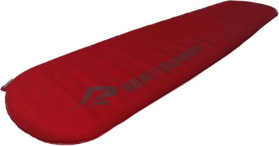 Zelfopblazende Luchtmatras Comfort Plus - Rood - Groot