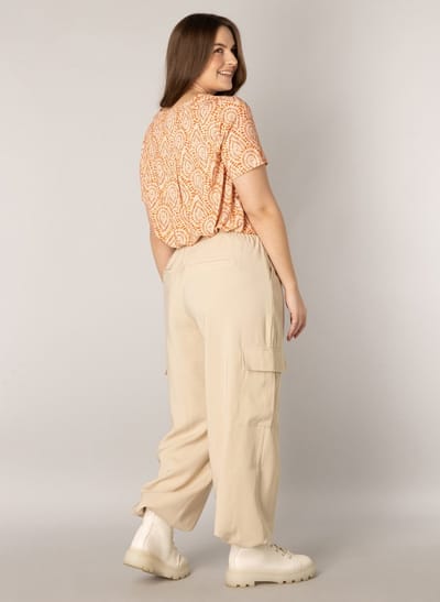 YESTA Harvin Essential Tops - Salmon/ Multi Color - maat 0(46)