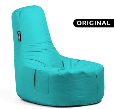 Casacomfy Gamer Original - Zitzak - Volwassenen & Tieners - Ergonomisch - Waterbestendig - Aquablauw
