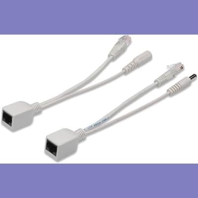 Passive PoE Adapter Kabel - Snelle Ethernet Injector en Splitter - DC 5.5mm Plug & Socket
