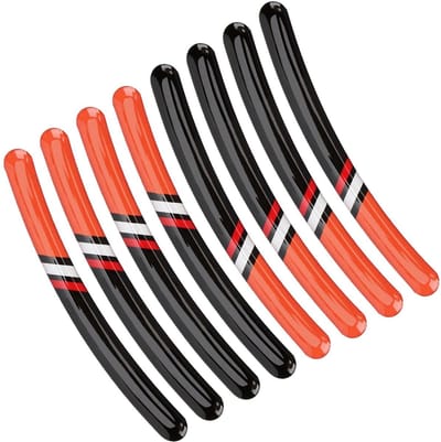 Store_9 - Motorfiets Stickers - Waterdichte Sticks voor Racing - 12x1cm Formaat - Wielrand Stickers - 8 Stuks - Geschikt voor Auto's - Racing Thema