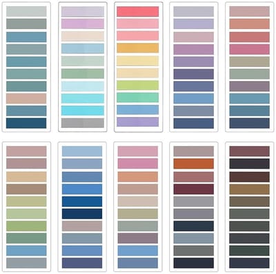Dailygoods- Boeketiketten 2000 stuks - Plaklabels - Indexetiketten - Sterke kleefkracht - Papieren kaart - Breed toepasbaar - Etiketten