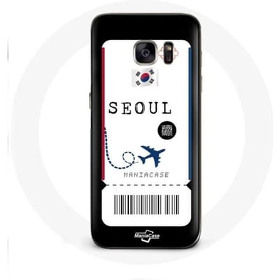 Samsung Galaxy S7 hoesje Vliegtuigticket Seoul Zuid-Korea