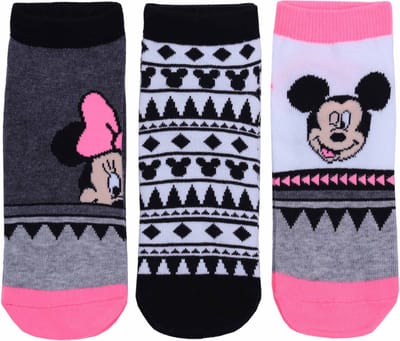 Minnie Mouse DISNEY - 3 x enkelsokken