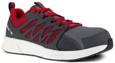 Reebok Fusion Flexweave Work 1070 S1P Werkschoen - Mannen - Grijs/Rood - 39
