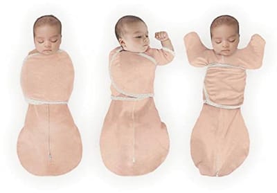 Verstelbare Inbakersack voor Baby's met Armen Omhoog – Ergonomisch en Veilige Slaapoplossing voor Baby's tot 3 Maanden