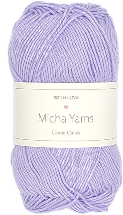Micha Yarns - 100% katoen haakgaren - 5 bollen haakkatoen - 5 x 50gram - 170meter per bol - Lila (011)