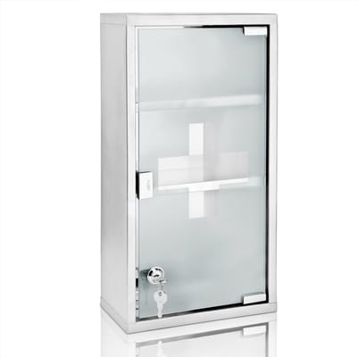 DBA Medicijnkastje met slot - 48,5cm x 25cm x 12cm