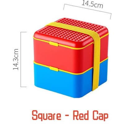 Puzzle à faire soi-même pour enfants, vaisselle amusante, fourchette, cuillère, ensemble de blocs de construction, jouets de dessin animé, rangement portable en acier
