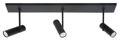 Spot Trend 3 lichts L 65 cm incl mini GU10 zwart
