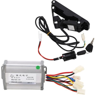 48V 1000w Controller met Borstelmotor met Voetgaspedaal Elektrische Fietsen Ombouwset voor black
