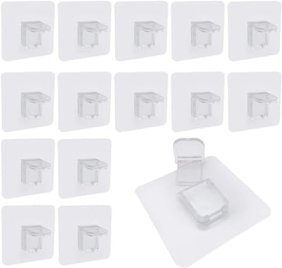 Zelfklevende Plankdragers - 15 Stuks Transparante Planksteunen voor Meubels, Kasten en Boekenkasten, Ideaal voor Plankmontage en Ruimtebesparing