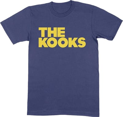 The Kooks - Logo Heren T-shirt - L - Blauw