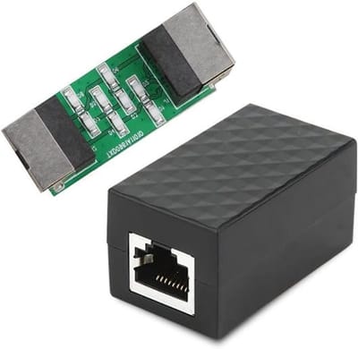 Ethernet Overspanningsbeveiliging RJ45, POE Gigabit LAN Netwerk, CAT5 CAT6, Plug and Play, 8 Kernen, Compatibiliteit met Diverse Apparaten