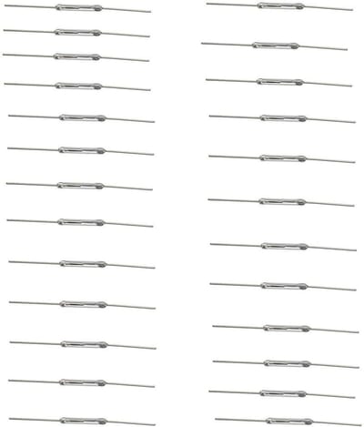 Magnetische Reedschakelaars - 25 Stuks Glas Reed Relais - Normaal Open N/O Inductieschakelaars