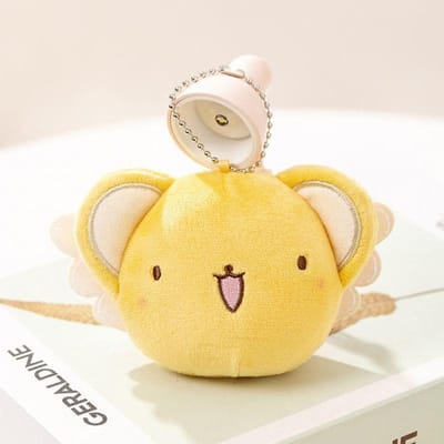 13Cm Mini Cartoon Cardcaptor Sakura Kero Pluche Speelgoed Anime Card Captor Cerberus Spinel Pop Hanger Sleutelhanger Decor Kind Meisje Cadeau