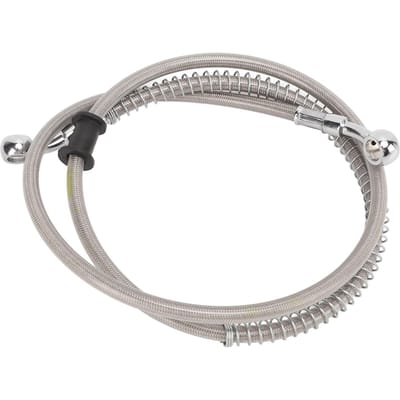 Motorfiets Remleiding Gevoelige Remming Goede Warmte-isolatie Geweven Staal Remkoppeling voor 120cm / 47.2in gray