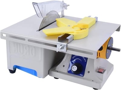 Sieraden Polijstmachine - Mini Tafelzaag - Precisie Ambacht - Dubbel Polijstwiel - 100 cm As - Kleurrijk