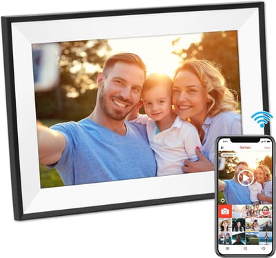 Digitale fotolijst 10,1 inch met WiFi en HD IPS touchscreen - 32 GB geheugen met automatische rotatie
