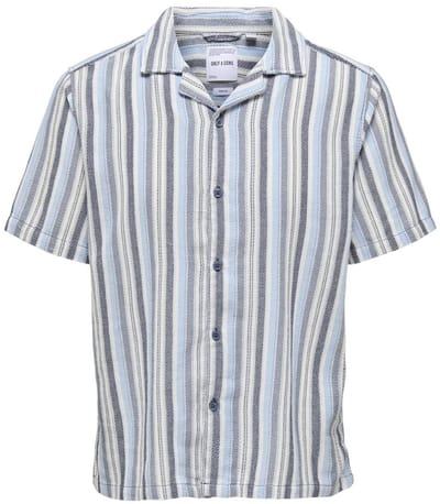 Only & Sons Trev Life Stripe Overhemd Heren - Maat L
