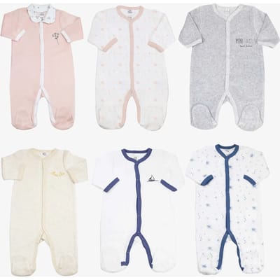 Set van baby pyjama's Trois Kilos Sept Y (x6)