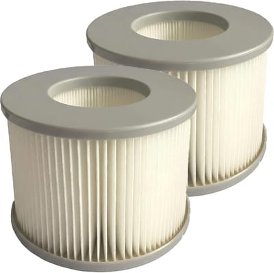 Set van 2 reserve filterpatronen voor opblaasbare zwembaden en whirlpools, waterfilter voor optimale waterkwaliteit en onderhoud van je Bubble Spa