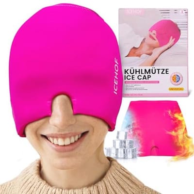 Koelmasker voor Migraine en Hoofdpijn - Verlichting voor Ontspanning en Comfort