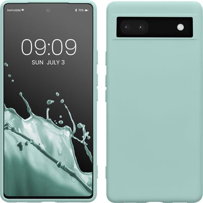 kwmobile telefoonhoesje geschikt voor Google Pixel 6a - Hoesje voor smartphone - Back cover in cool mint