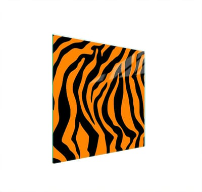 TMK ArtDeko - Beschermplaat voor Kookplaat - 50x52 cm - Tijgerprint