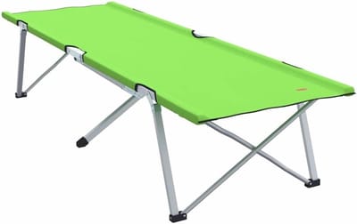 Vouwbed Camping - Veldbed Opvouwbaar - Outdoor Ontspanning - Waterafstotend Oxford - 194 x 62.5 cm - Groen