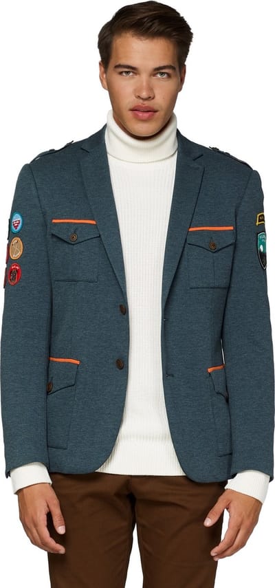 OppoSuits Deluxe Uniform - Park Ranger  - Heren Blazer - Casual Chique - Forest Green - Maat EU 52