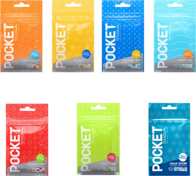 Tenga Pocket Variety Pack Plus - 7x Tenga Pocket - mini masturbator