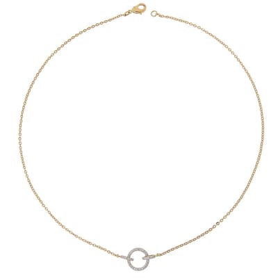 Orphelia PK-021 - Ketting - Verguld metaal / Zirkonia - 45 cm
