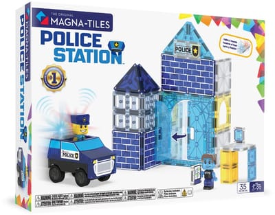 252035PS - MAGNA-TILES - Politiebureau 35-delige set