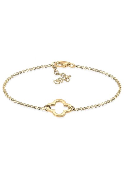 Elli - Armband - Dames Klaverblad Uitgesneden Symbool in 925 Sterling Zilver - Dames