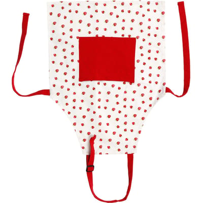Tablier de cuisine pour enfants, rouge fraise, chefs, cuisine, pâtisserie, peinture red