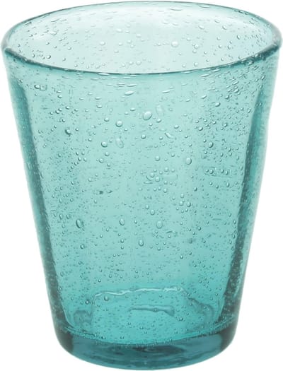 Tognana - Kolors - CADEAU tip - tumbler - Water Glas - 34cl - Mond geblazen - Azzurro Blauw - Set a 12 stuks