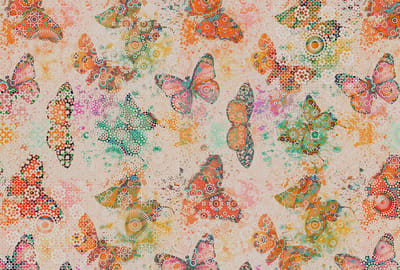 Fotobehang mosaicButterf2 DD110266 Livingwalls Walls by Patel | Fotobehang