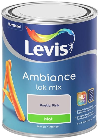 Levis - Ambiance Lak Mat Mix - Poetic Pink - 1 L