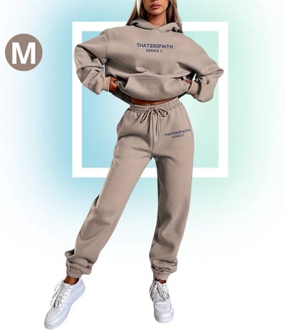 Livano Joggingpak Dames - Huispak - Trainingspak - Volwassenen - Capuchon - Jogging Pak - Joggingspak - Lichtroze - Maat M