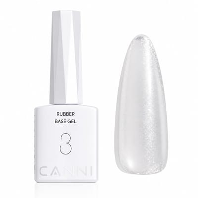 Canni - Rubberbase - 10 ml - HEMA-vrij - TPO-vrij - Rubber base - Rubber base coat - Rubber base gellak - Rubber base gel - Rubberbase gellak - Rubberbase clear