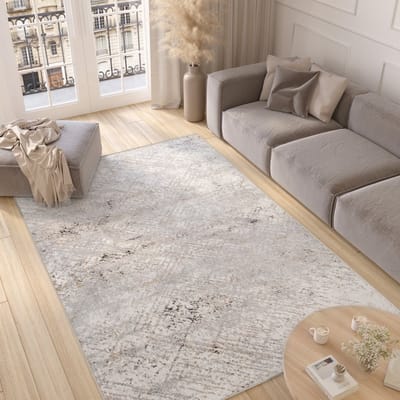 Tapiso Valley Vloerkleed Grijs Tapijten Woonkamer Vintage Maat- 120x180