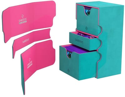 Gamegenic Stronghold 200+ XL Convertible Teal/Pink