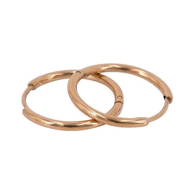 Kalli edelstalen Oorbel 1896 Rose 17mm