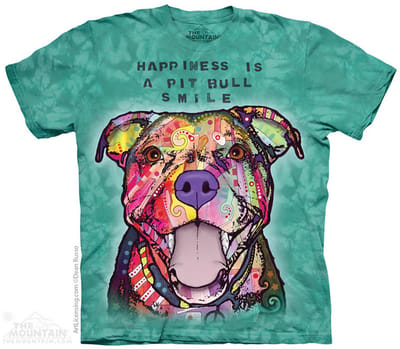 T-shirt Pit Bull Smile S
