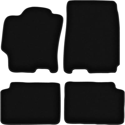 BASIC zwarte veloursmatten voor: Mazda 323 BJ sedan, hatchback, break, stationwagen (1998-2003)