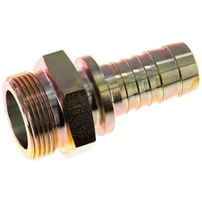 25 mm & G1-1/4'' Verzinkt Stalen Slangpilaar Buitendraad en Veiligheidskraag