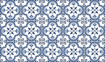 Plaktegels - Zelfklevende Tegels - 15x15 cm - Ulticool - Blauw Wit Mandala - 15 stuks - Decoratie Sticker Tegels - Plakfolie Tegelstickers - Achterwand Accessoire - Sticktiles Muurstickers Woonkamer - Badkamer - Keuken