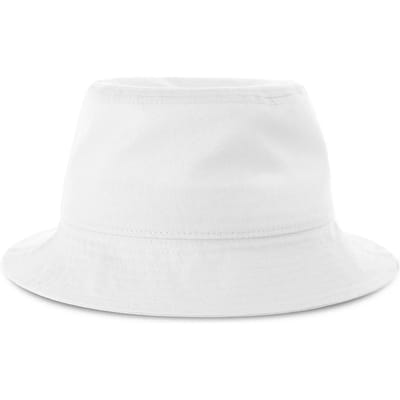Atlantis Headwear - Bucket Cotton-S - White - One Size