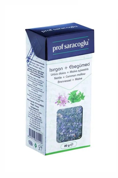 Prof Saracoglu Brandnetel, Kaasjeskruid Kruidmengsel (Urtica dioica & Malva sylvestris) - 80 g
